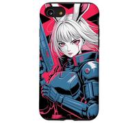 Bunny Girl Techwear Harajuku Anime Manga Cyberpunk Aesthetic Case for iPhone SE (2020) / 7 / 8