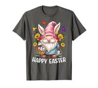 Bunny Gnome Easter Egg Hunt Happy Easter Day Gnome T-Shirt