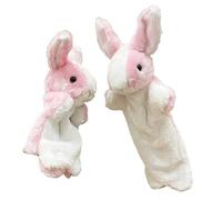 Bunny Hand Puppet Plush Stuffed Toy Role Play Tory Telling Imaginative Pretend Play Kindergarten Interactive Hand Puppet