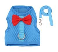 Bunny Harness Set - Rabbit Walking Vest for Outdoor Control | Soft Mesh Fabric with Adjustable Straps, Escape Resistant Fit for Small Pets Training and Travel Use Soft Breathable Material