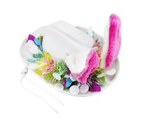 Bunny Hat for Kids | Festive Western Headwear - Easter Costume Hat - for Carnival Egg Hunts Birthday Family Gatherings Celebrations Costume Balls