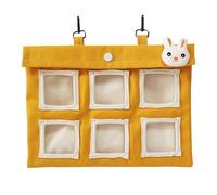 Bunny Hay Feeder, Bunny Hay Holder, Canvas Hay Holder, Small Animal Feeding Supplies, Large Capacity Pet Food Storage Container, Scratch-Resistant for Chinchillas