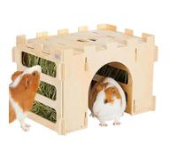 Bunny Hay Feeder Detachable Small Pet Hideaway