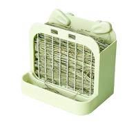 Bunny Hay Feeder Flexible Grass Container Weather-Resistant Large Capacity Bunny Hay Dispenser Semi-Enclosed for Chinchilla Hamsters Gerbils Small Pets Gliders Cage Eating Indoor Home