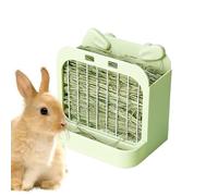 Bunny Hay Feeder - Large Grass Container, Hay Dispenser for Small Pets, Food Safe Material, Cage Mounted Feeding Station, Chinchilla Hamsters Gerbils Gliders, Indoor Home Eating Organizer