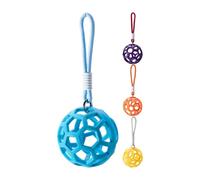 Bunny Hay Feeding Balls, 4 Pieces Feeding Ball Grass Holder, Small Animal Grass Manger Dispenser, Cage Accessories Chew Toys for Hamsters, Gerbils, Chinchillas Guinea Pigs