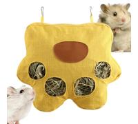 Bunny Hay Holder | Feeder Storage For Chinchilla - 4-Hole Washable Snack Rack For Feeding Care Gerbil Tortoise Cage Hutch Enrichment Indoor Outdoor Garden