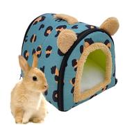 Bunny Hideaway | Warm Soft Pet Den | for Small Pets for Sleeping Resting Play Hiding in the House or Outdoors Cage Den House