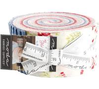 Bunny Hill Designs Hollyhocks & Roses Jelly Roll 40 2.5-inch Strips Moda Fabrics 3050JR