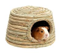 Bunny House Indoor Ventilated Nesting Place, Lightweight Woven Skin, Soft Textured Hutch, Relaxing Creature Corner for Quiet Comfort | for Small Animals Cats Chicken Hamster Rooms