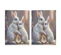 Bunny Hug Passport Holder Passport Wallet PU Leather Passports Protective Cover Slim Travel Accessories