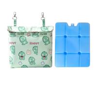 Bunny Ice Pack for Cage Hot Weather Bunny Cage Cool Down Pouch | Dwarf Hamster Nest Ice Pack for Pet Parents Animal Lovers Office Bedroom Living Room Apartment Home Study Balcony Garden