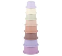 Bunny Immerging Cups - Stack Able Bunny Toys, Rabbits Educational Stacking Toy | Safe Plastic Rabbit Toys, 8 Piece Stacking Cups for Rabbits, Rabbits Toys with Rutil Bunny