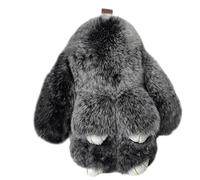 Bunny in a Tin Box, Miniature Plush Rabbit Doll with Sleeping Bag, Handmade Pocket Hug Anxiety Relief Toy, Cute Keyring Travel Companion, Novelty Easter Gift (Style 4)