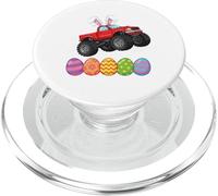 Bunny in Truck Jumping Over Colorful Easter Eggs Toddler Kid PopSockets PopGrip for MagSafe