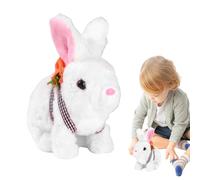 Bunny Interactive Plush Toy - Rabbit plushi, Soft Toy, Animated Animal With Twitching Ears | Entertaining Gadget For Children rolplay Learning Encouraging Play Interaction Improving Motor Skills