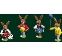 Bunny Kids 4 Piece Easter Bunny Easter Decoration New 13070