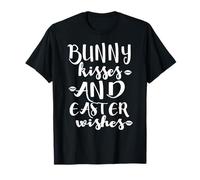 Bunny Kisses Easter Wishes Holiday T-Shirt