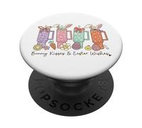Bunny Kisses & Easter Wishes Viral Mom Life Stanley PopSockets Adhesive PopGrip
