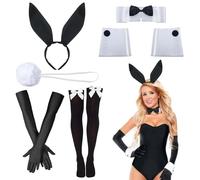 Bunny Lady Cosplay Distinctive Rabbit Costume Addition for Women with Play Gentleman Bunny Costume & Lola Bunny Costume Features