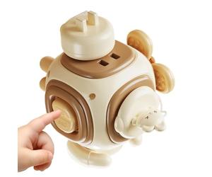 Bunny Learning Cube, Activity Box Toy, Interactive Educational Feature, Childhood Development Play, Engaging Preschool Student Solution, Suitable for Family Boys Girls Home Travel Kindergarten Floor