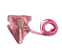 Bunny Leashes and Harness Set - Small Bunny Walking Clothes Harness Leashes | Soft Cute Small Pets Clothes for Daily Walking Chinchilla Photography Outdoor Adventure Jogging Kittens