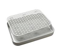 Bunny Litter Box - 33x25x4.2cm 360g PP Toilet Compact Pet Pan Odor Resistant Potty Training Tray Bend Proof Durable Small Animal Guinea Pig Drain Use Home Hygiene Solution Easy Clean | Pet Care