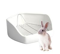Bunny Litter Box | Cage Litter Box Small Animal Toilet Pan | Small Pet Potty Trainer Indoor Animal Pan Pentagon Shape for Chicken, Duck