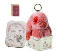 Bunny Lulu Keychain,Fluffy Bunny Trinket Key Chain Charm Car Key Pendant For Cute Fluffy Bunny Keychain Fluffy Pompon Bunny Doll Pendant