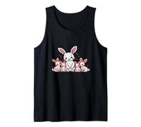 Bunny Mama with Baby Bunnies Tank Top