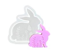 Bunny Mold,Handmade Easy Release Decoration Mould,Silicone Easter Candle Molds | for Valentine's Day Holiday Christmas Halloween Birthday Wedding Party Dessert Candles