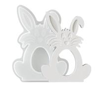 Bunny Mold Silicone,Spring Rabbit Craft Mold - Concrete Mould | for Plaster Ornament Resin Craft Clay Concrete DIY Lovers Family Friends