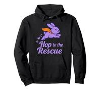Bunny Mom Rabbit Rescue Adopt Don’t Shop Bunny Foster Design Pullover Hoodie