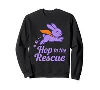 Bunny Mom Rabbit Rescue Adopt Don’t Shop Bunny Foster Design Sweatshirt