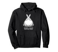 Bunny Mother i am but skin and bones Funny Pullover Hoodie