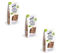 Bunny Nature Biscuit with Bite - Herbs | Pack of 3 | 3 x 50 g | Supplementary Feed for Dwarf Rabbits and Rodents | No Sugar, Additives or Dyes | With Inulin