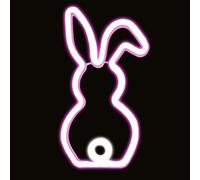 Bunny Neon Lights, Bunny Shape Led Neon Signs - LED Lamp Easter Decorations | Cartoon Spring Lamp Rabbit Signs for Teen, Kids, Girls, Kids