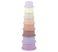 Bunny Nesting Cups - Reusable Play Set, Lightweight Chew Toy, Fun Stack Challenge | Stimulating Brain Boost Tactile Experience, Entertaining Sensory Development Skill Game Inside Rabbit Habitat