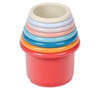 Bunny Nesting Snack Cups - Rabbit Stacking Enrichment Toys, Stackable Multicolor Food Hiding Cups | Long Lasting Interactive Playtime Activity, Hide Treat Set for Small Animals Cage Boredom Busters