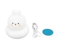 Bunny Night Light 100mAh Rechargeable Baby Night Light Magnetic Rabbit Silicone Night Lamp for Bedroom