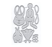 Bunny of Easter Metal Cutting Dies for Card Making