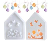 Bunny Ornamental Candle Mould - Silicone Easter Bunny Decorative Candle Mould | Cute Non-Stick Mould for Easter Candles, Silicone Mould in Butterfly Resin