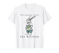 Bunny Pickleball Player Easter This Bunny Owns The Kitchen T-Shirt