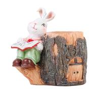 Bunny Plant Pot, Bunny Resin Garden Planter, Little Rabbit Resin Flower Pot Decoration For Yard, Desk, Lawn, Living Room