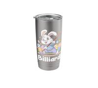 Bunny Playing Billiard Easter Day Egg Chocolate Hunting Stainless Steel Insulated Tumbler