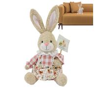 Bunny Plush - Cute and Soft Pastoral Easter Doll | Spring Plush, Decorative Bunny | Easter Bunny for Kids, Girls, Boys, Teens, Friends, Birthday Gift, H Decoration