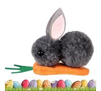 Bunny Plush Hair Clip, Plush Bunny Hairpin, Carrot Hairpin, Bunny Hair Accessories, Animal Hair Clip, Plush Animal Hair Clip, Bunny Hairpin for Women, Plush Bunny Hair Clip for Girls, Cute Plush Hair