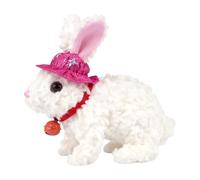 Bunny Plush - Jumping Walking Pet Bunny - Interactive Toy, Boys, Girls, Home, Bedroom, Playroom, Classroom, Nursery, Companion This playful bunny-inspired pet features a moving motion to jump and walk