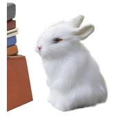 Bunny Plush - Simulation Rabbit Home Toy, Bunny Bedtime Stuffed Animal Plush, Easter Stuffers Toy Decoration, Adorable Huggable Home Decor | For Boys Girls Companion And Many More