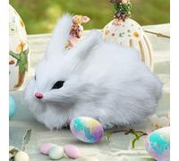 Bunny Plush Toys,Adorable Christmas Decor Plush Rabbit Table Model - Collectible Home Decoration, Stuffed Animal Bunny Doll for Kids Teens Adults Boys Girls Women